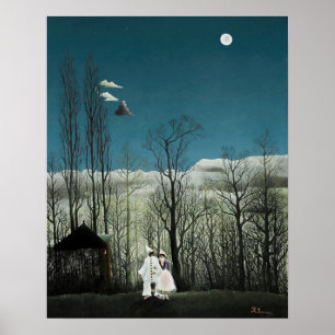 Henri Rousseau - Karnevalskväll Poster