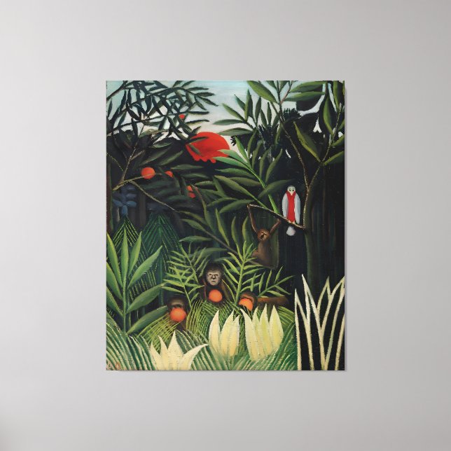 Henri Rousseau konst Canvastryck (Framsida)