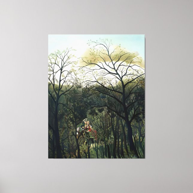 Henri Rousseau konst målning Canvastryck (Framsida)