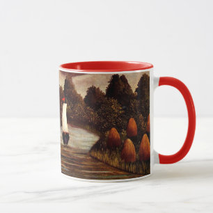 Henri Rousseau konst: Oises strand Mugg