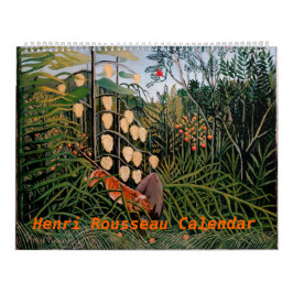 Henri Rousseau konstverk Kalender