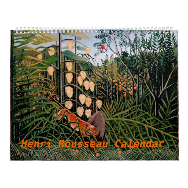 Henri Rousseau konstverk Kalender (Omslag)