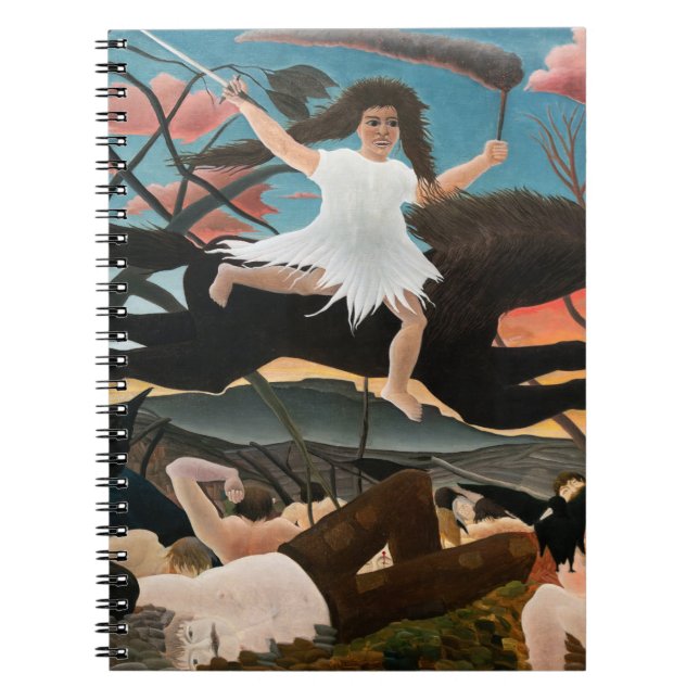 Henri Rousseau - Krig Anteckningsbok (Framsidan)
