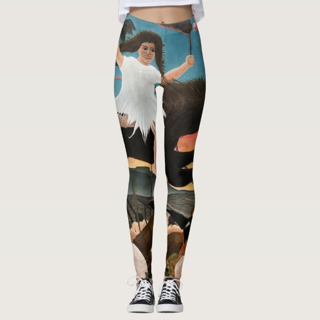 Henri Rousseau - Krig Leggings (Framsida)