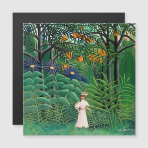 Henri Rousseau - Kvinnor i magnetkort för skog
