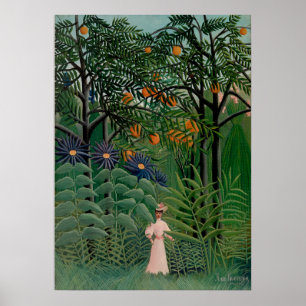 Henri Rousseau - Kvinnor i skogen Poster