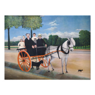 Henri Rousseau - La Carriole du pere Junier Fototryck