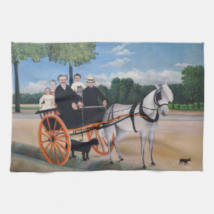 Henri Rousseau - La Carriole du pere Junier Kökshandduk