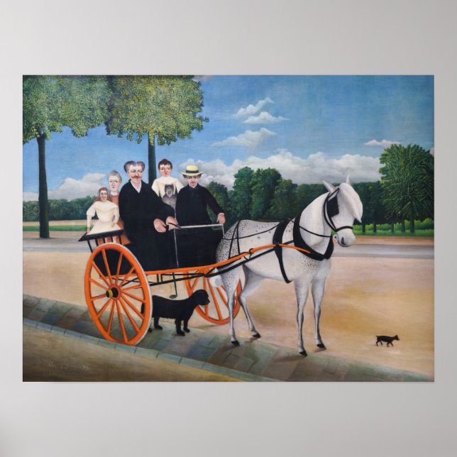 Henri Rousseau - La Carriole du pere Junier Poster (Framsidan)