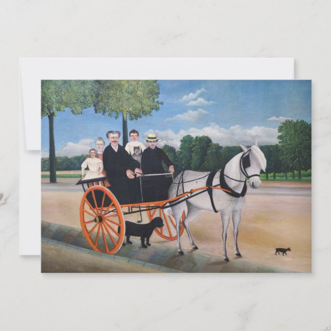 Henri Rousseau - La Carriole du pere Junier Tack Kort (Framsida)