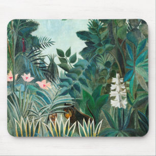 Henri Rousseau Landskap med apor botaniskt Ga Musmatta