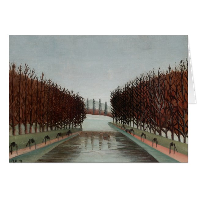 Henri Rousseau - Le Canal Hälsningskort (Framsidan Horizontal)
