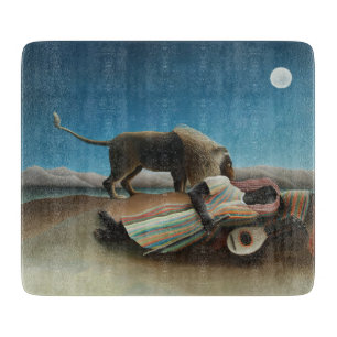 Henri Rousseau Lejon målning för romer