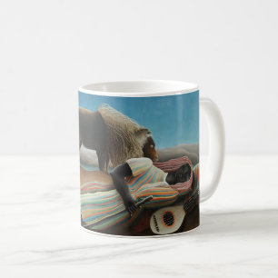 Henri Rousseau Lejon målning för romer Kaffemugg