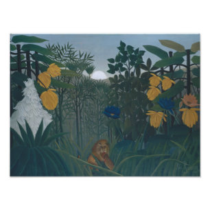 Henri Rousseau - Lejona republiken Fototryck