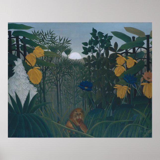 Henri Rousseau - Lejona republiken Poster (Framsidan)