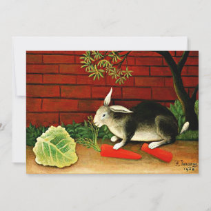 Henri Rousseau-målning, kaninkort Kort