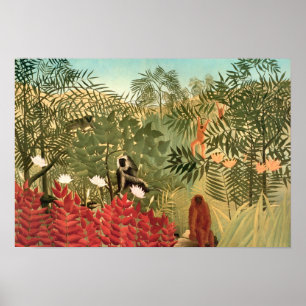 Henri Rousseau målning Poster