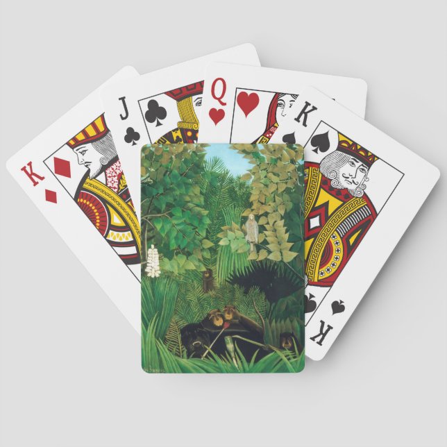 Henri Rousseau - Merry Jesters Casinokort (Baksidan)