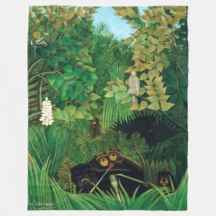Henri Rousseau - Merry Jesters Fleecefilt