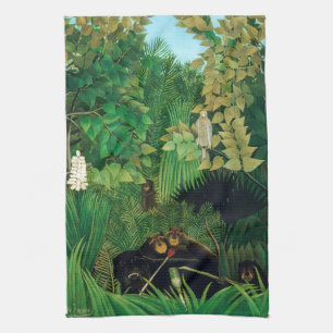 Henri Rousseau - Merry Jesters Kökshandduk