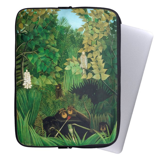 Henri Rousseau - Merry Jesters Laptop Fodral (Skapare uppladdad)