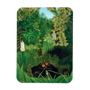 Henri Rousseau - Merry Jesters Magnet