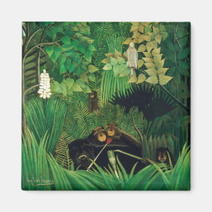 Henri Rousseau - Merry Jesters Magnet