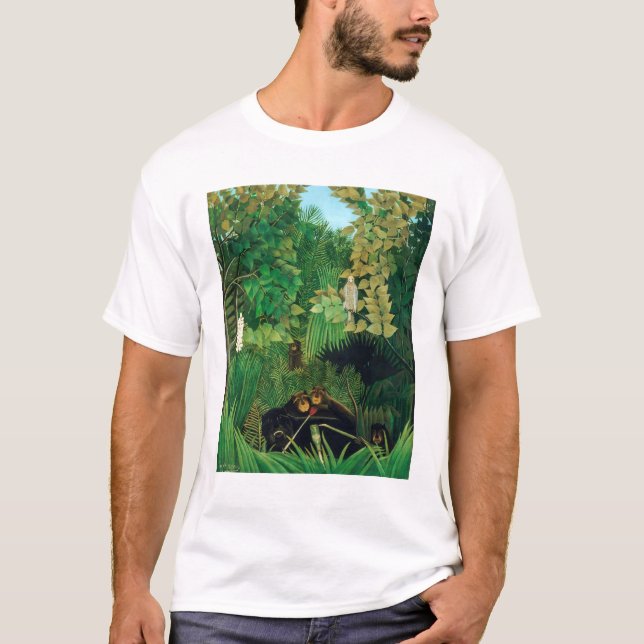 Henri Rousseau - Merry Jesters T Shirt (Framsida)