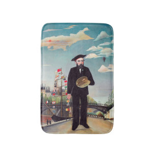 Henri Rousseau - Myself Porträtt-Ligcape Badrumsmatta
