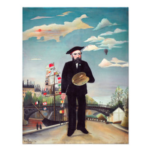 Henri Rousseau - Myself Porträtt-Ligcape Fototryck