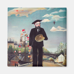 Henri Rousseau - Myself Porträtt-Ligcape Magnet