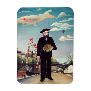 Henri Rousseau - Myself Porträtt-Ligcape Magnet