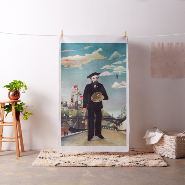 Henri Rousseau - Myself Porträtt-Ligcape Tyg (In Situ)