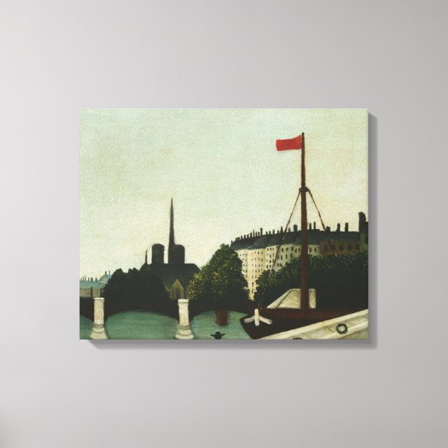 Henri Rousseau - Notre Dame Canvastryck (Framsida)