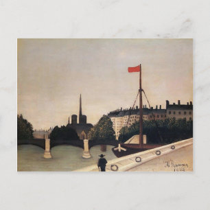Henri Rousseau- Notre Dame View of Ile Saint Louis Vykort