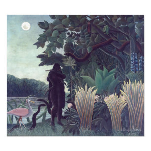 Henri Rousseau - Ormtjuserskan Fototryck