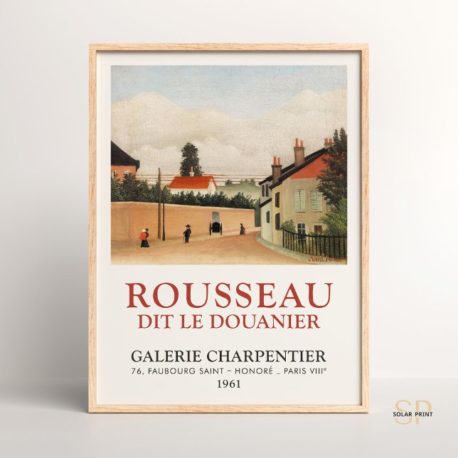 Henri Rousseau Outskirts of Paris Art Print Poster (Skapare uppladdad)
