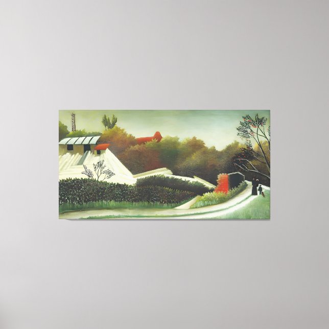 Henri Rousseau painting Canvastryck (Framsida)