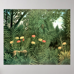 Henri Rousseau Painting Poster