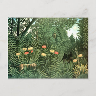 Henri Rousseau Painting Vykort