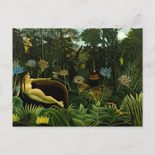Henri Rousseau Painting Vykort