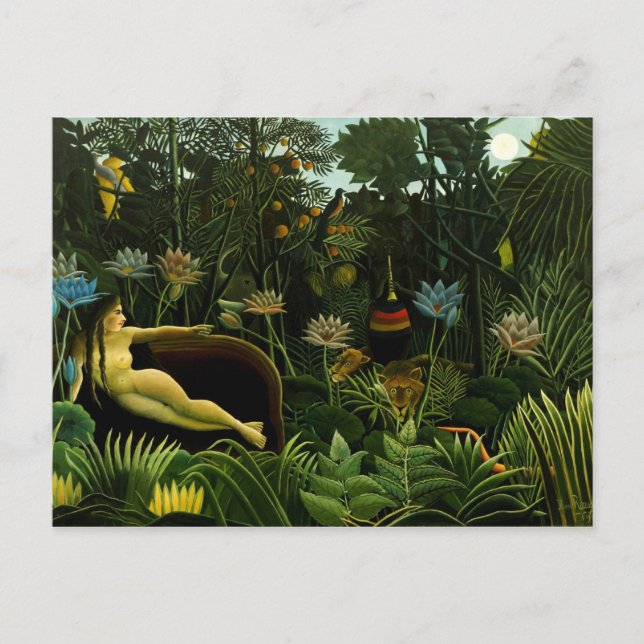 Henri Rousseau Painting Vykort (Framsida)