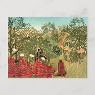 Henri Rousseau Painting Vykort