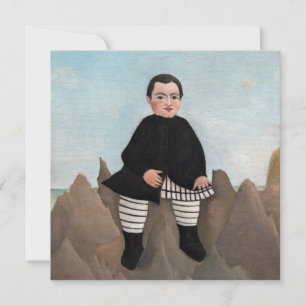 Henri Rousseau - Pojke på klipporna Tack Kort