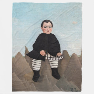 Henri Rousseau - Pojken på Sten Fleecefilt
