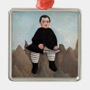 Henri Rousseau - Pojken på Sten Julgransprydnad Metall