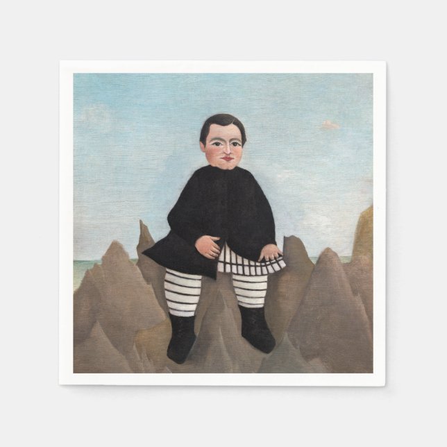 Henri Rousseau - Pojken på Sten Pappersservett (Framsidan)