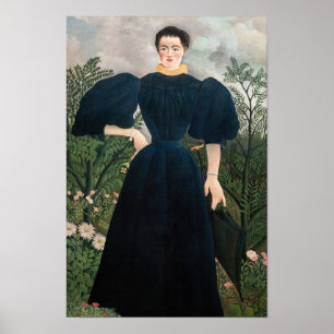 Henri Rousseau - Porträtt av Madame M. Poster
