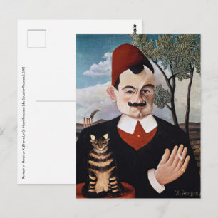 Henri Rousseau - Porträtt av Pierre Loti Vykort